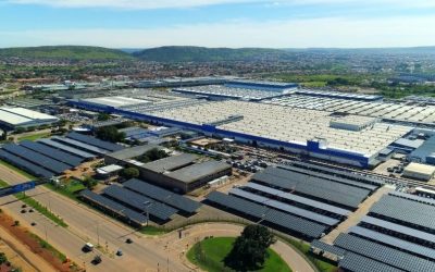 Afrique du Sud : des carports solaires photovoltaïques installés par Ford dans son usine de Silverton