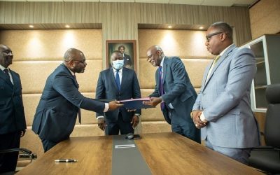 Gabon : pour consolider les moyens logistiques de la compagnie nationale, la Cnnii et Seamed France signe un partenariat