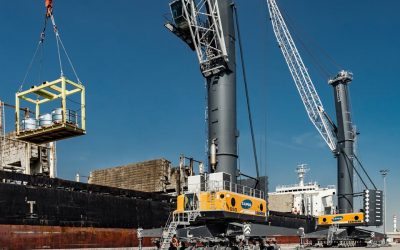 South Africa: the port of Cape Town takes delivery of a new quay crane