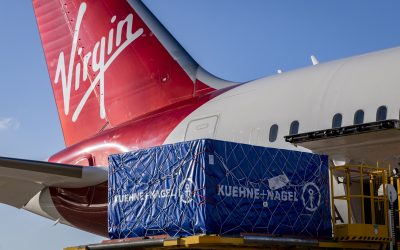 Kuehne+Nagel livre la première cargaison transatlantique au monde transportée sur un vol 100 % alimenté par du SAF