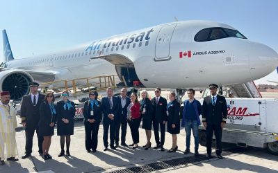 Montreal-Marrakech: inaugural flight of Air Transat, initiated by the ONMT