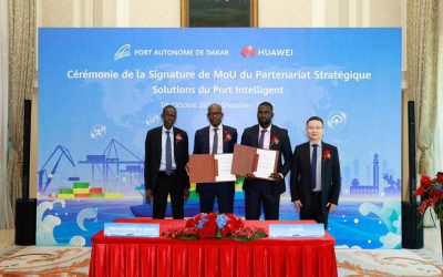 Le port de Dakar conclut un accord avec Huawei