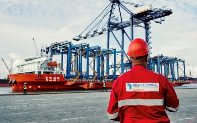 Bénin Terminal se dote d’un nouveau portique de quai au port de Cotonou 