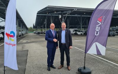 TotalEnergies et CEVA Logistics inaugurent la plus grande installation d’ombrières d’Auvergne-Rhône-Alpes sur le site de CEVA à Blyes (Ain)